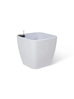 Viva Square Self-Watering Rolling Planter, 20" Diameter, Set Of 2 -Garden Care Sale 3 4 crop 8612930 0106
