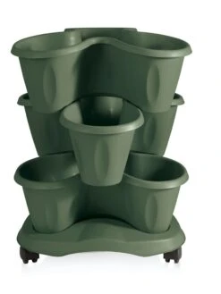 Trifoglio 3-Tier Planter On Wheels 9 Trifoglio 3-Tier Planter On Wheels -Garden Care Sale 3 4 crop 8613625 03V