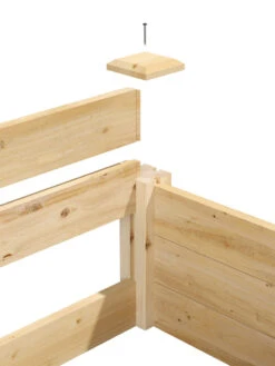 Pine Raised Garden Beds, 4'x4' -Garden Care Sale 8588181 04v