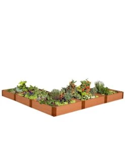 L-Shaped Composite Raised Bed, 12'x12' With 1" Boards 9 L-Shaped Composite Raised Bed, 12'x12' With 1" Boards -Garden Care Sale 8588254 04v