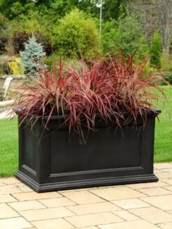 Fairfield Self-Watering Patio Planters, 20” X 36” -Garden Care Sale 8588417 12V tif