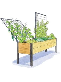 Space-Maker Pivoting Trellis, 8' -Garden Care Sale 8590367 SMTrellis 8ft tif