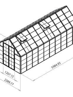 Canopia® By Palram Harmony™ Snap & Grow Greenhouse, 8' -Garden Care Sale 8591043 11V tif