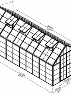 Canopia® By Palram Harmony™ Snap & Grow Greenhouse, 8' -Garden Care Sale 8591043 12V jpg