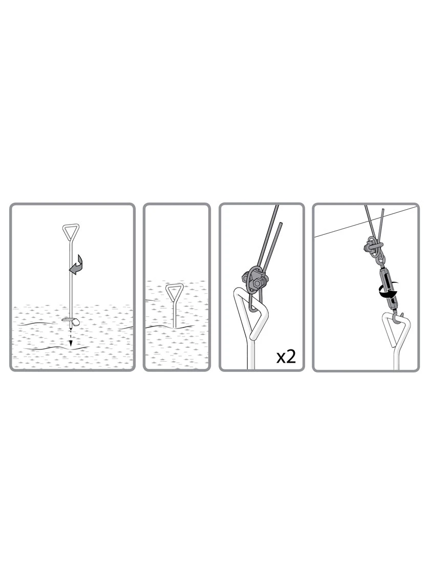 Canopia® By Palram Anchoring Kit For The Palram - Canopia Greenhouses 5 Canopia® By Palram Anchoring Kit For The Palram - Canopia Greenhouses - Image 5