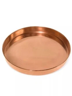 Large Round Copper Plant Tray, 14" -Garden Care Sale 8593531 1173 tif