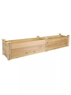 Premium Cedar Raised Garden Bed, 16" X 96" -Garden Care Sale 8593824 01V greenes premium cedar raised garden bed