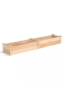Premium Cedar Raised Garden Bed, 16" X 96" -Garden Care Sale 8593873 03V