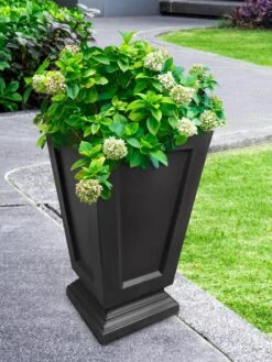 Kensington Self-Watering Tall Patio Planter, 25" -Garden Care Sale 8598549 01V tif