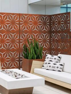 Veradek 3-Panel Privacy Screen Set, Star -Garden Care Sale 8599205 06V tif