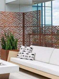 Veradek 2-Panel Privacy Screen Set, Flowleaf -Garden Care Sale 8599212 06V tif