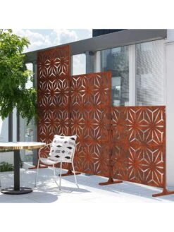 Veradek 2-Panel Privacy Screen Set, Star -Garden Care Sale 8599214 04v