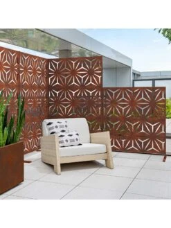 Veradek 2-Panel Privacy Screen Set, Star -Garden Care Sale 8599214 05v