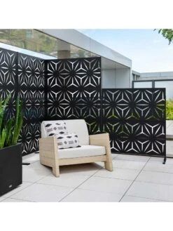 Veradek 2-Panel Privacy Screen Set, Star -Garden Care Sale 8599214 09v