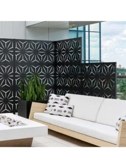 Veradek 2-Panel Privacy Screen Set, Star -Garden Care Sale 8599214 10v