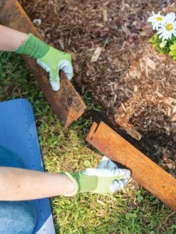 Corten Steel Edging 5" H, Set Of 3 -Garden Care Sale 8599845 0253 tif