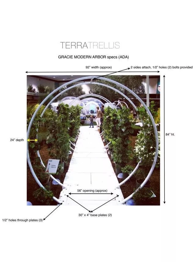 Gracie Modern Arbor, Large 2 Gracie Modern Arbor, Large - Image 2