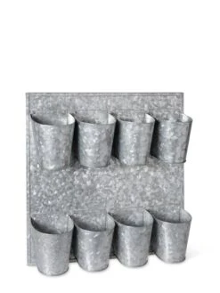 8 Pot Metal Wall Planter -Garden Care Sale 8609089 9665 tif