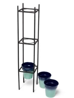 Steel Vertical Plant Stand With Metal Pots -Garden Care Sale 8609183 4967 tif