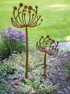 Queen Anne's Lace Garden Stake Set Of 2 -Garden Care Sale 8610210 0105 tif