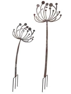 Queen Anne's Lace Garden Stake Set Of 2 -Garden Care Sale 8610210 8091 tif