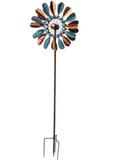Metallic Leaf Wind Spinner -Garden Care Sale 8610441 1254 tif