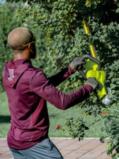 Sun Joe 24V-HT22-LTE 24-Volt ION+ Cordless Hedge Trimmer Kit | 22-Inch | W/ 2.0-Ah Battery And Charger -Garden Care Sale 8610657 07v