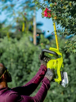 Sun Joe 24V-HT22-LTE 24-Volt ION+ Cordless Hedge Trimmer Kit | 22-Inch | W/ 2.0-Ah Battery And Charger -Garden Care Sale 8610657 08v