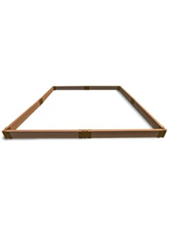 Classic Sienna Composite Raised Bed, 5-1/2" High With 2" Boards -Garden Care Sale 8610836 01v