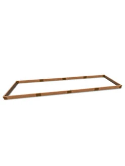 Classic Sienna Composite Raised Bed, 5-1/2" High With 2" Boards -Garden Care Sale 8610837 01v