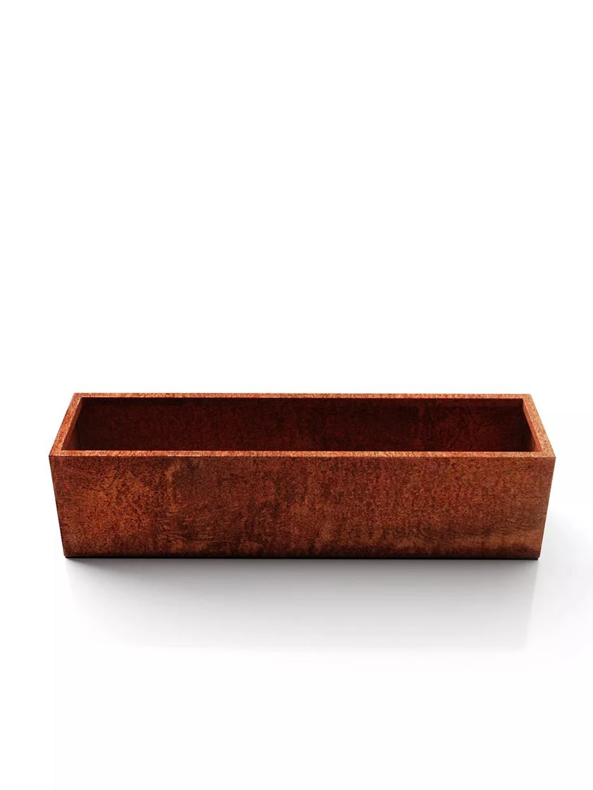Veradek Metallic Series Corten Steel Window Box Planter, 36" 5 Veradek Metallic Series Corten Steel Window Box Planter, 36" - Image 5