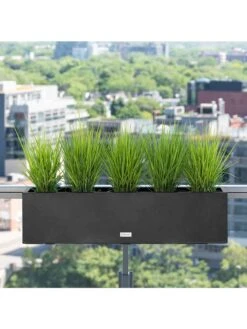 Veradek Metallic Series Railing Planters 25 Veradek Metallic Series Railing Planters -Garden Care Sale 8611610 05v