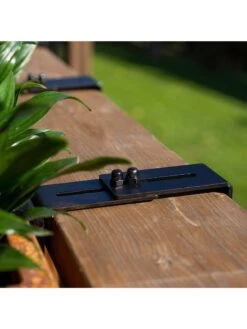 Veradek Metallic Series Corten Steel Railing Planters -Garden Care Sale 8611611 01v