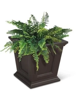 Fairfield Self-Watering Square Planter, 16” X 16” -Garden Care Sale 8611695 04V tif