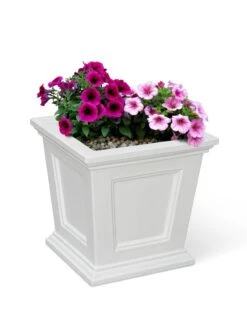 Fairfield Self-Watering Square Planter, 16” X 16” -Garden Care Sale 8611695 16V tif