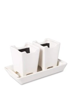 Stoneware Self-Watering Windowsill Planters, Set Of 2 -Garden Care Sale 8611890 5658 tif