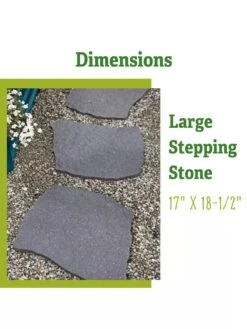 Recycled Rubber Flagstone Stepping Stone -Garden Care Sale 8612235 1