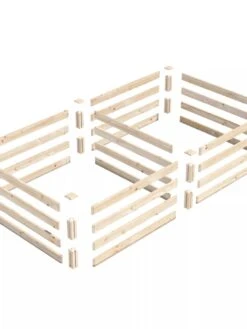 Pine Raised Garden Beds, 4'x8' -Garden Care Sale 8612238 01V jpg