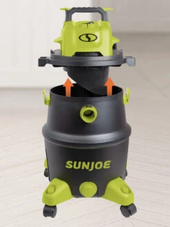 Sun Joe® 12-Gal 1200W 6.5 Pk HP Wet/Dry Shop Vac, HEPA Filtration, Wheeled W/Attachments 9 Sun Joe® 12-Gal 1200W 6.5 Pk HP Wet/Dry Shop Vac, HEPA Filtration, Wheeled W/Attachments -Garden Care Sale 8612523 06v