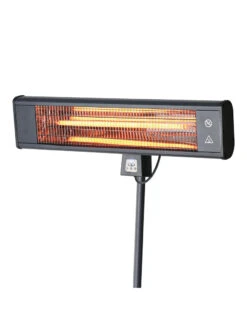 Sun Joe® 1500W Elec. Infrared OD Patio Heater, Adjust Ht. Range, W/Wall Bracket & Cover -Garden Care Sale 8612532 01v