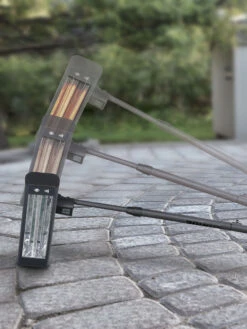 Sun Joe® 1500W Elec. Infrared OD Patio Heater, Adjust Ht. Range, W/Wall Bracket & Cover -Garden Care Sale 8612532 08v