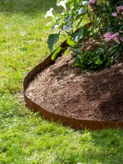 Corten Angle Landscape Edging 44", Set Of 2 -Garden Care Sale 8612634 5278