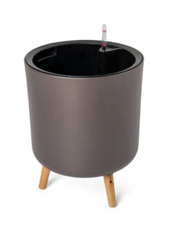 Ava Self-Watering Round Planter 13 Ava Self-Watering Round Planter -Garden Care Sale 8612692 298 ava self watering round planter coffee