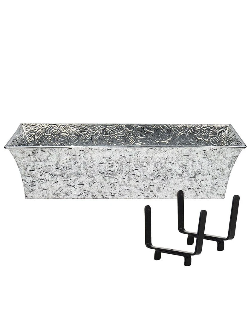 Achla Designs Handrail Flowerbox Bracket Kit For Rail 4 Achla Designs Handrail Flowerbox Bracket Kit For Rail - Image 4