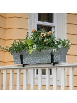 Achla Designs Handrail Flowerbox Bracket Kit For Rail 8 Achla Designs Handrail Flowerbox Bracket Kit For Rail -Garden Care Sale 8612883 03v