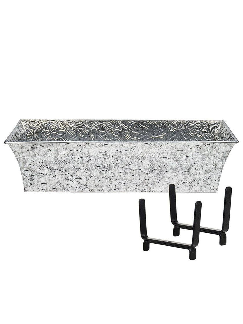 Achla Designs Handrail Flowerbox Bracket Kit For Rail 2 Achla Designs Handrail Flowerbox Bracket Kit For Rail - Image 2