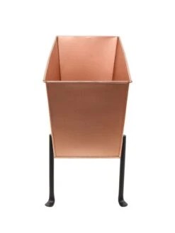 Achla Designs Copper Flower Box With Folding Stand 7 Achla Designs Copper Flower Box With Folding Stand -Garden Care Sale 8612914 03v