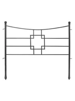 Achla Designs Square-on-Squares Fence Sections, Set Of 4 6 Achla Designs Square-on-Squares Fence Sections, Set Of 4 -Garden Care Sale 8612992 04v