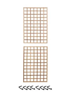 Bamboo Wall Trellis, 45" X 30", Set Of Two 6 Bamboo Wall Trellis, 45" X 30", Set Of Two -Garden Care Sale 8613149 0041