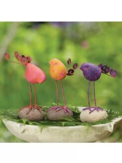 Birds On Stones Set -Garden Care Sale 8613371 01V 3 4
